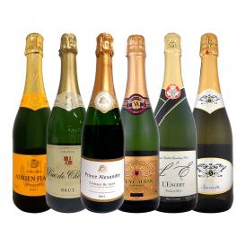スパークリング sparkling ワイン wine セット set 第173弾 ベスト・オブ・スパーク 当店厳選 高級クレマン clement も入った極旨泡ばかりの辛口スパークリング