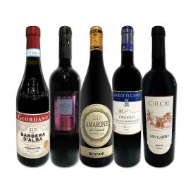  100セット set 限り 銘醸アマローネ入り ワンランク上の極旨イタリア Italy 赤5本セット set 