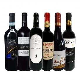  端数在庫一掃 格上濃厚贅沢なワイン wine ばかり赤6本セット set 