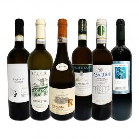  充実感たっぷりのイタリア Italy 白ワイン wine 6本セット set 
