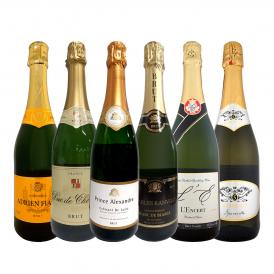 スパークリング sparkling ワイン wine セット set 第174弾 ベスト・オブ・スパーク 当店厳選 高級クレマン clement も入った極旨泡ばかりの辛口スパークリング