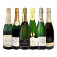  ぜんぶクレマン clement フランス France の高級瓶内2次発酵の伝統製法 クレマン clement だけの至福なるスパークリング sparkling ワイン wine セット set 6