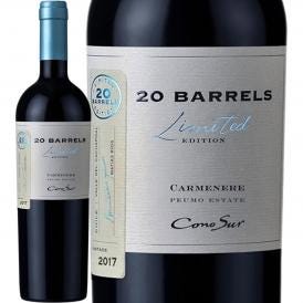 コノスル・２０バレル・リミテッド・エディション・カルメネール 2018 チリ 赤ワイン wine 750ml 辛口 Cono Sur 93点 ダイアモンド・トロフィー 
