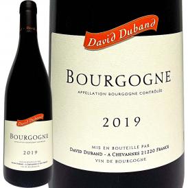 ドメーヌ・ダヴィド・デュバン ブルゴーニュ bourgogne ・ピノ・ノワール 2019 フランス France ブルゴーニュ bourgogne 750ml ミディアムボディ 辛口 