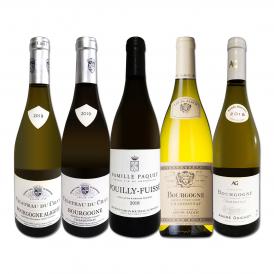  厳選ブルゴーニュ bourgogne 白ワイン wine 5本セット set 