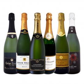  ぜんぶ瓶内2次発酵の伝統製法 1本わずか1,330円 税込 でこの上質泡 ケタ違いの旨さ これぞ格上 高級スパークリング sparkling 6本セット set 