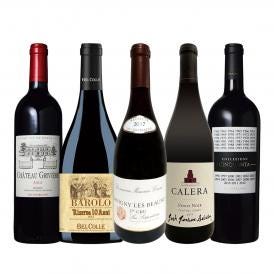  端数在庫一掃 高級贅沢なワイン wine ばかり赤5本セット set 