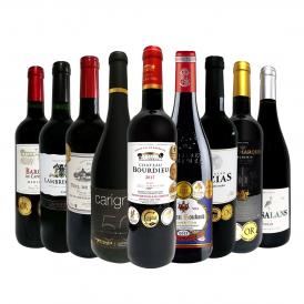  第33弾 10冠金賞ボルドー bordeaux に5冠金賞 間違いありません すべて評価獲得のモノ凄いワイン wine ばかりを揃えた超目玉お買い得スペシャル赤9本セット se