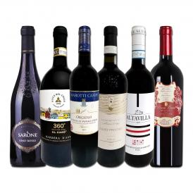  充実感たっぷりのイタリア Italy 赤ワイン wine 6本セット set 