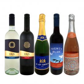  1本796円 税込 お手頃 お買い得 当店人気ワイン wine 5本集結 オススメワイン wine ばかりのお試し赤白泡5本セット set 