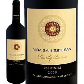 ヴィーニャ・サン・エステバン・ファミリー・リゼルヴ・カルメネール 2019 赤ワイン wine 750ml チリ 