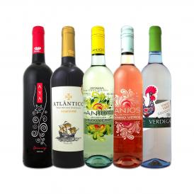  今ひそかなブーム ポルトガルが面白い  ポルトガル赤白ロゼ rose ワイン wine 5本セット set 