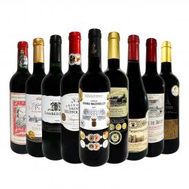  第36弾 14冠金賞ボルドー bordeaux に3冠金賞が2本 間違いありません すべて評価獲得のモノ凄いワイン wine ばかりを揃えた超目玉お買い得スペシャル赤9本セッ