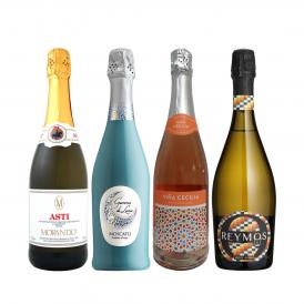  甘口好き必見 これぞ癒しの味 疲れた身体に染み渡る 甘口スパークリング sparkling 4本セット set 