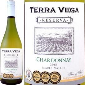 テラ・ヴェガ・シャルドネ chardonnay ・レゼルヴァ 2015 チリ マウル・ヴァレー 白ワイン wine 750ml Terra Vega 