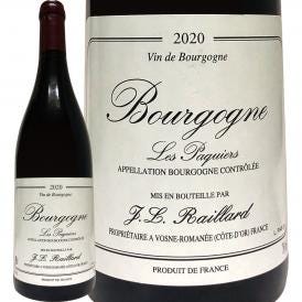 ドメーヌ・ジャン・ルイ・ライヤール・ブルゴーニュ bourgogne ・レ・パキエ 2020 フランス France ブルゴーニュ bourgogne 750ml ミディアムボディ 辛口 