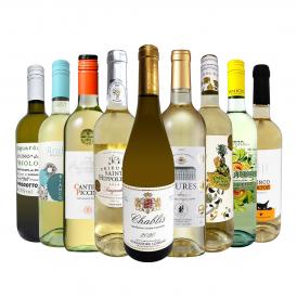  第34弾 シャブリ chablis 入り 1本あたり1,039円 税込 人気白ワイン wine 勢揃い 自信をもってお届けするお手頃価格で厳選辛口白ワイン wine 9本セット set 