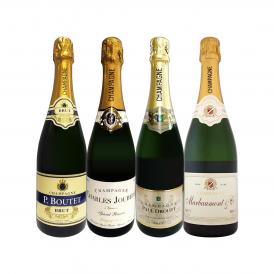  第20弾 1本あたり3,575円 税込 厳選された高級辛口シャンパンがこの価格 さらにお得になった豪華絢爛シャンパン4本セット set 