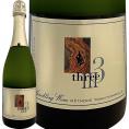 スリー・メンドシーノ・カウンティ・スパークリング sparkling ワイン wine カリフォルニア 瓶内二次発酵 シャルドネ chardonnay ピノ・ノワール クライン 