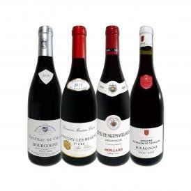  極上一級入り 厳選ブルゴーニュ bourgogne 赤ワイン wine 4本セット set 