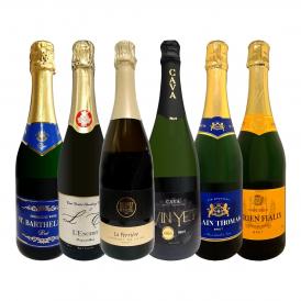スパークリング sparkling ワイン wine セット set 第188弾 ベスト・オブ・スパーク 当店厳選 高級クレマン clement も入った極旨泡ばかりの辛口スパークリング
