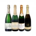  ぜんぶクレマン clement フランス France の高級瓶内2次発酵の伝統製法 クレマン clement だけの至福なるスパークリング sparkling ワイン wine セット set 4