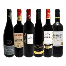  モンペラ&パーカー parker 90点超入り 充実感たっぷりのフランス France 赤ワイン wine 6本セット set 