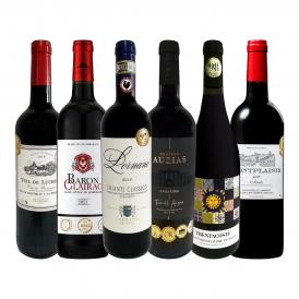  第20弾 当店 極 厳選 赤ワイン wine 好きならこのセット set 格別の美味しさ コク旨上質赤ワイン wine を存分に味わう贅沢赤ワイン wine 6本セット set 