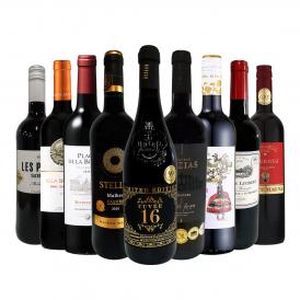  第44弾 間違いありません すべて評価獲得のモノ凄いワイン wine ばかりを揃えた超目玉お買い得スペシャル赤9本セット set 