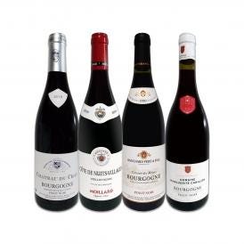  厳選ブルゴーニュ bourgogne 赤ワイン wine 4本セット set 