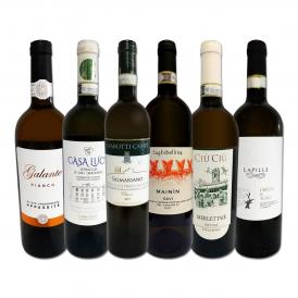  充実感たっぷりのイタリア Italy 白ワイン wine 6本セット set 