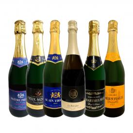 スパークリング sparkling ワイン wine セット set 第192弾 ベスト・オブ・スパーク 当店厳選 高級クレマン clement も入った極旨泡ばかりの辛口スパークリング