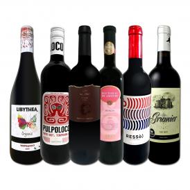  スペイン Spain 全土の地ワイン wine 満喫 スペイン Spain おうちバル赤ワイン wine 6本セット set 