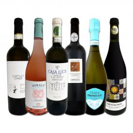  赤・白・ロゼ rose ・スパーク ワンランク上の極旨イタリア Italy ワイン wine 6本セット set 