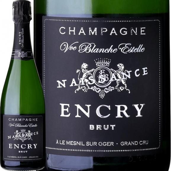 シャンパーニュ・エンクリ・ブリュット・ブラン・ド・ブラン・グランクリュ シャンパン 750ml レコルタン Encry 01