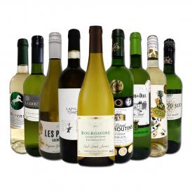  ブルゴーニュ bourgogne 入り 端数在庫一掃 白ワイン wine 9本セット set 