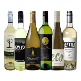  新世界白ワイン wine ６本セット set 品種や産地を楽しむバラエティ豊かなセット set モンダヴィのワンランク上質なシャルドネ chardonnay が入ってなんと6,98