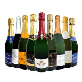 スパークリング sparkling ワイン wine セット set 第115弾 1本当たり945円 税込 辛口スパークリング sparkling ワイン wine 750ml 9本セット set ワ