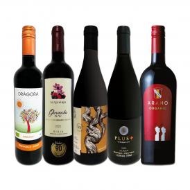  すべて有機認証付 オーガニックスペイン Spain 赤ワイン wine 5本セット set 