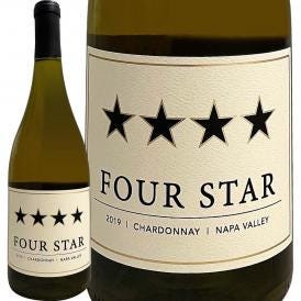 フォー・スター・ナパ・ヴァレー・シャルドネ chardonnay  2020 アメリカ America 白ワイン wine 750ml 辛口 Four Star Napa Valley 