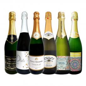 スパークリング sparkling ワイン wine セット set 第196弾 ベスト・オブ・スパーク 当店厳選 高級クレマン clement も入った極旨泡ばかりの辛口スパークリング