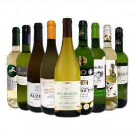  ブルゴーニュ bourgogne 入り 端数在庫一掃 白ワイン wine 9本セット set 