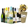  ワイン wine とナッツのプロが共同開発 当店限定ナッツ&ドライフルーツとワイン wine ９本セット set 白＆泡ミックス 
