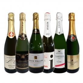 スパークリング sparkling ワイン wine セット set 第198弾 ベスト・オブ・スパーク 当店厳選 高級クレマン clement も入った極旨泡ばかりの辛口スパークリング