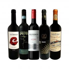  肉料理にばっちり ボルドー bordeaux 人が今も愛する南米カルメネール＆マルベック厳選５本セット set 