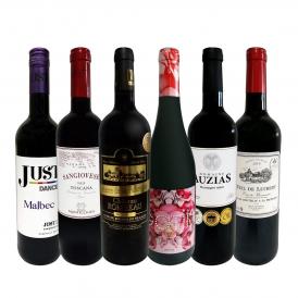  第25弾 当店 極 厳選 赤ワイン wine 好きならこのセット set 格別の美味しさ コク旨上質赤ワイン wine を存分に味わう贅沢赤ワイン wine 6本セット set 