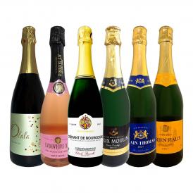 スパークリング sparkling ワイン wine セット set 第200弾 ベスト・オブ・スパーク 当店厳選 高級クレマン clement も入った極旨泡ばかりの辛口スパークリング