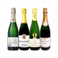  ぜんぶクレマン clement フランス France の高級瓶内2次発酵の伝統製法 クレマン clement だけの至福なるスパークリング sparkling ワイン wine セット set 4
