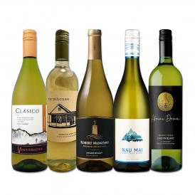  モンダヴィが食事にあうコンセプトで作り上げたシャルドネ chardonnay 、ニュージー産ソーヴィニョンをはじめ、新世界のお買い得白５本セット set が超破格 