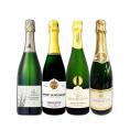  ぜんぶクレマン clement フランス France の高級瓶内2次発酵の伝統製法 クレマン clement だけの至福なるスパークリング sparkling ワイン wine セット set 4